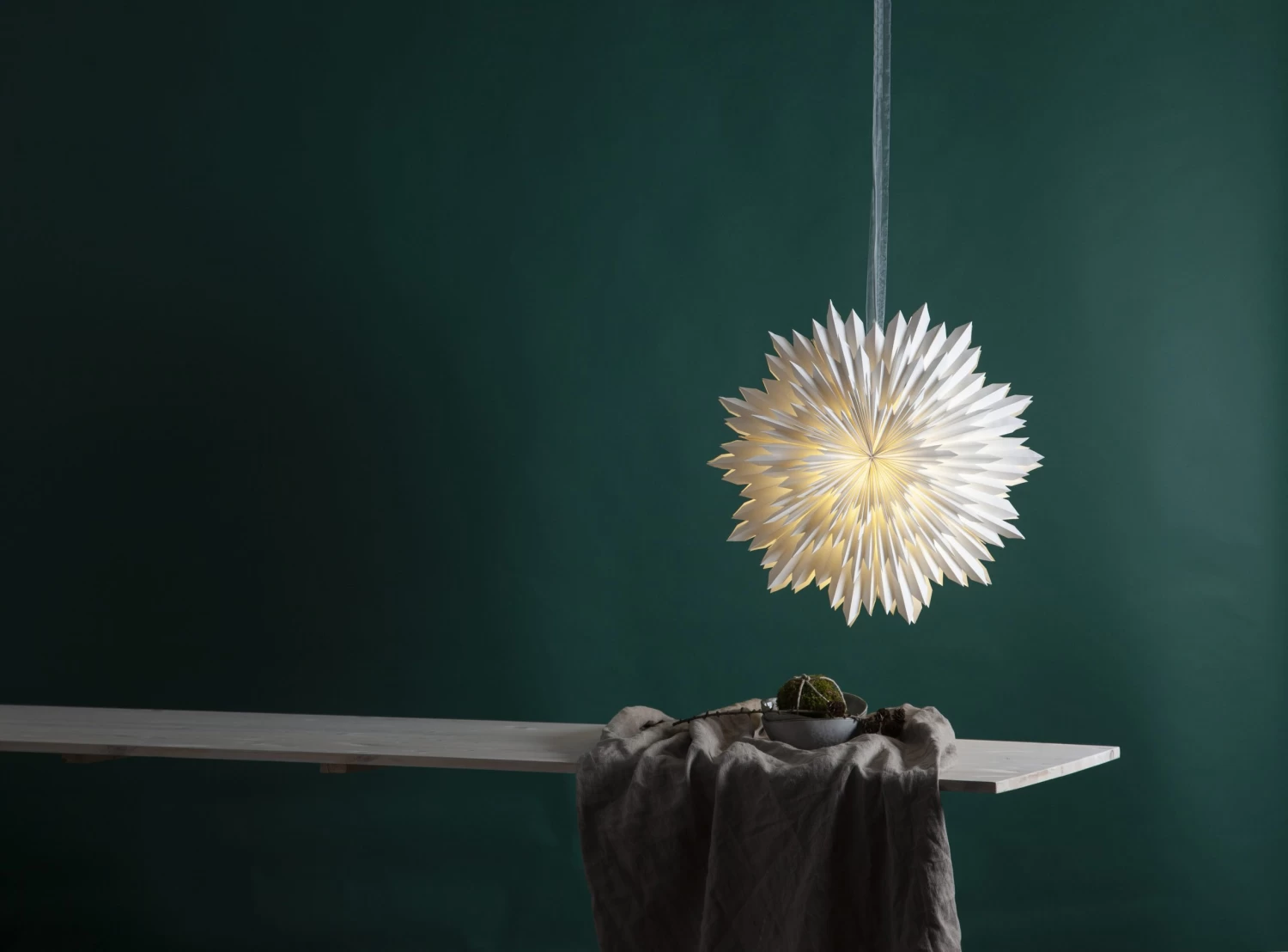 Star Trading Estrella De Adviento Ice Ø50 Cm 2 Star Trading Estrella De Adviento Ice Ø50 Cm - Imagen 2